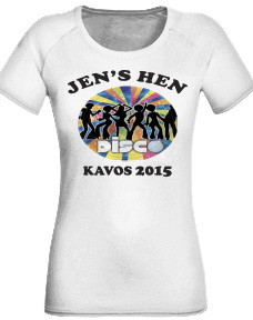 Hen Party T-Shirt with custom details