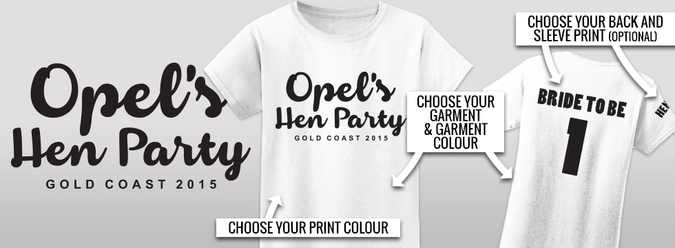 Hens Party Ideas - Hen T-Shirt