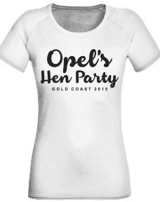 Ideas for hens party - Just Text 5 tshirt