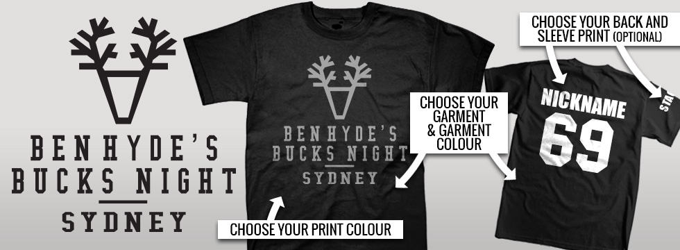 Bucks Party Shirts stock design