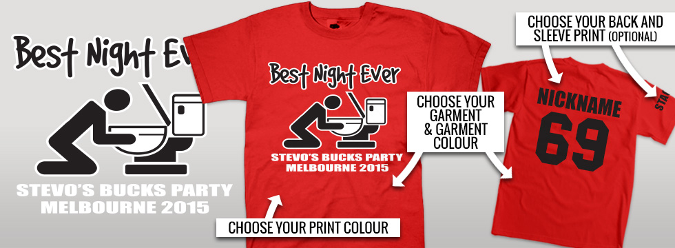 Bucks night t-shirt design