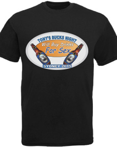 Bucks Party t-shirt logo