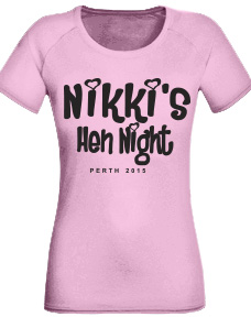 Hens Night T-Shirts - Just Text 8