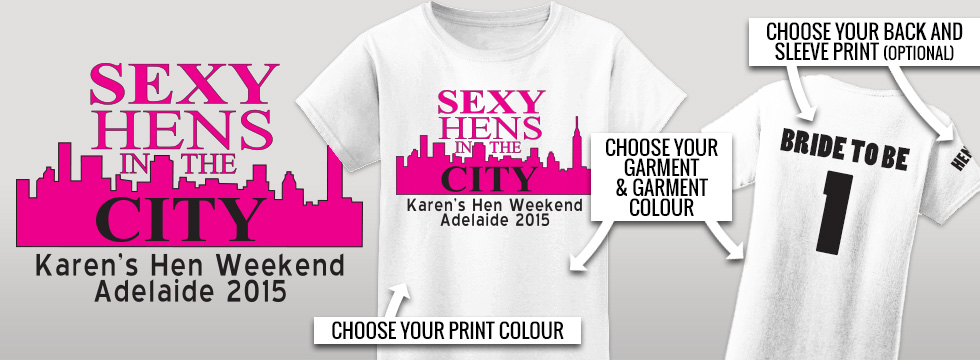 Hens party Tee Shirts design